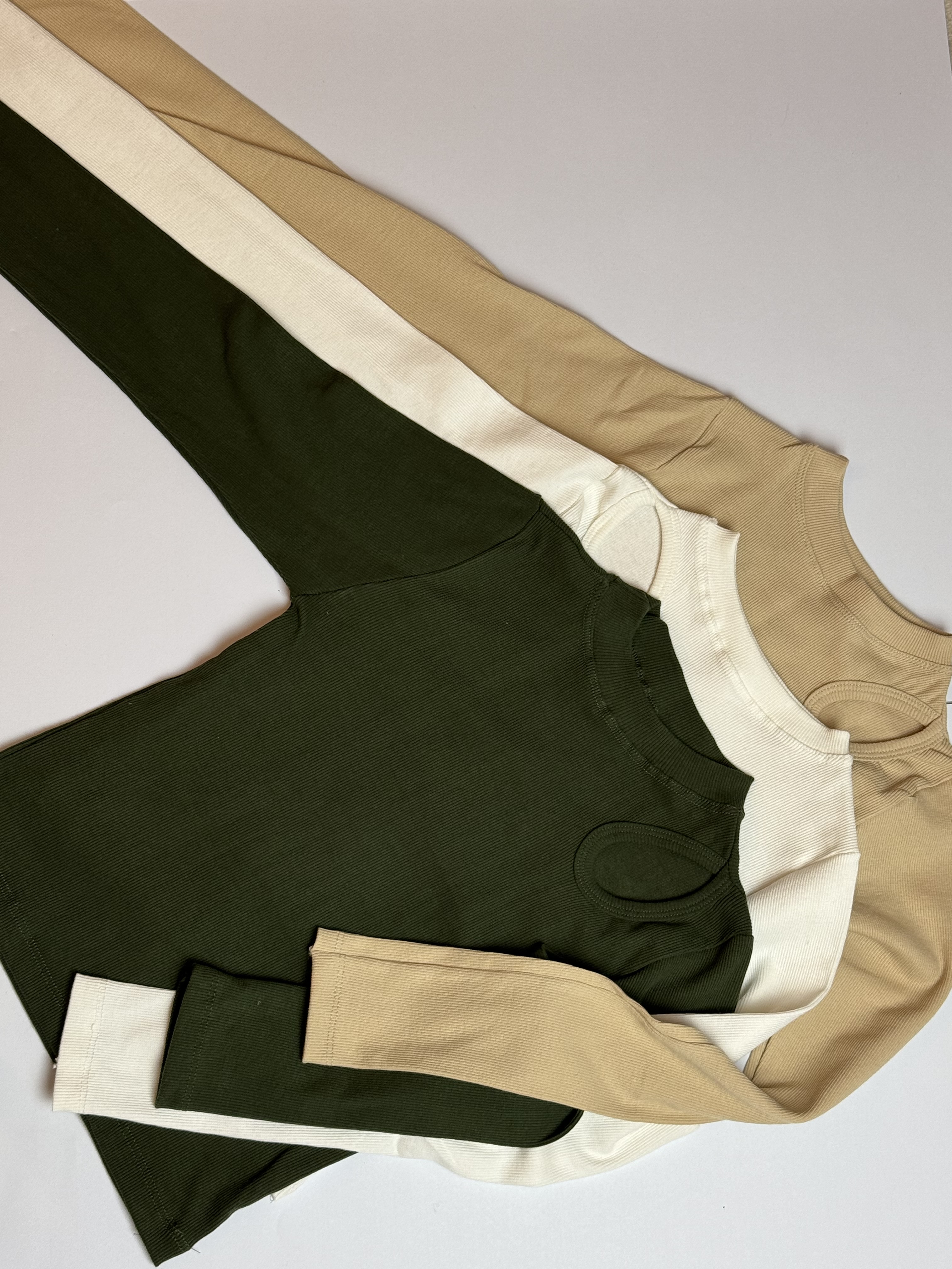 کراپ مدل آستین بلند جنس پنبه نخ