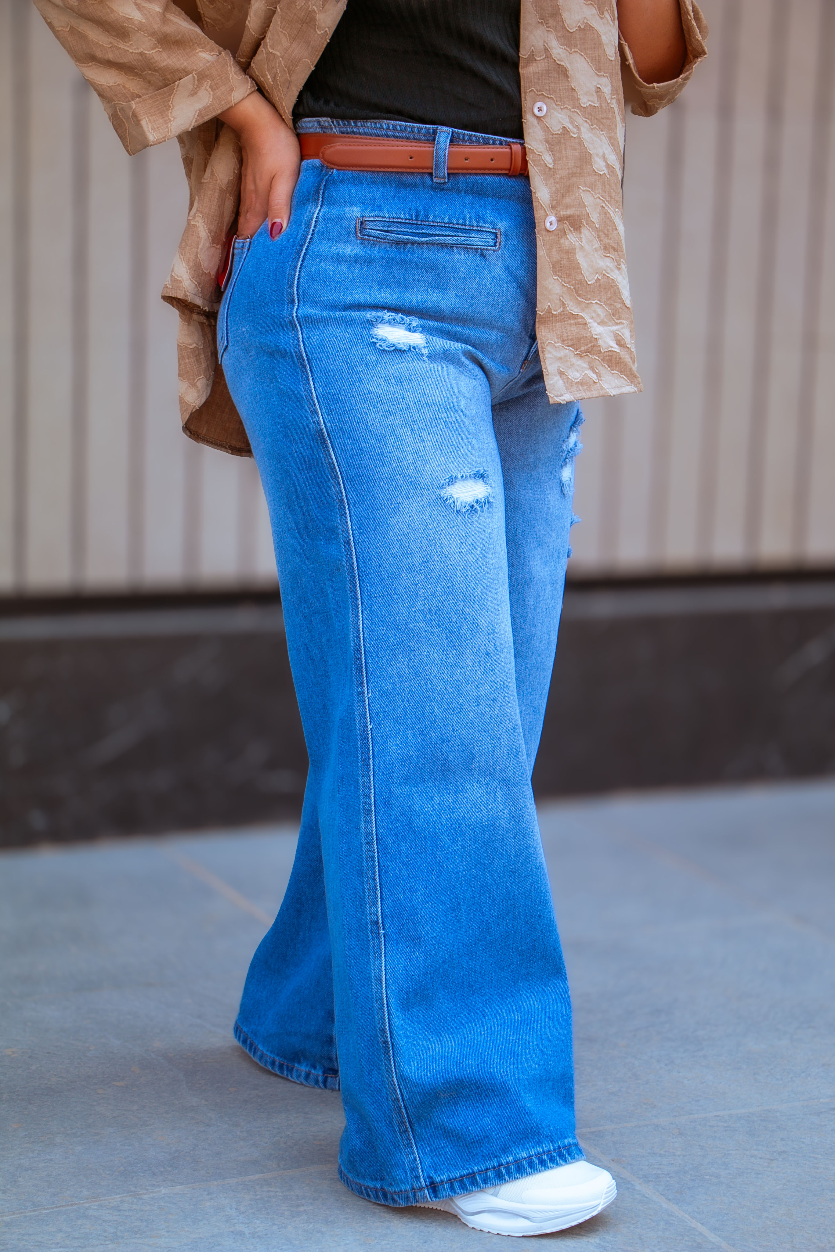 شلوار جین فول بگ سرخود