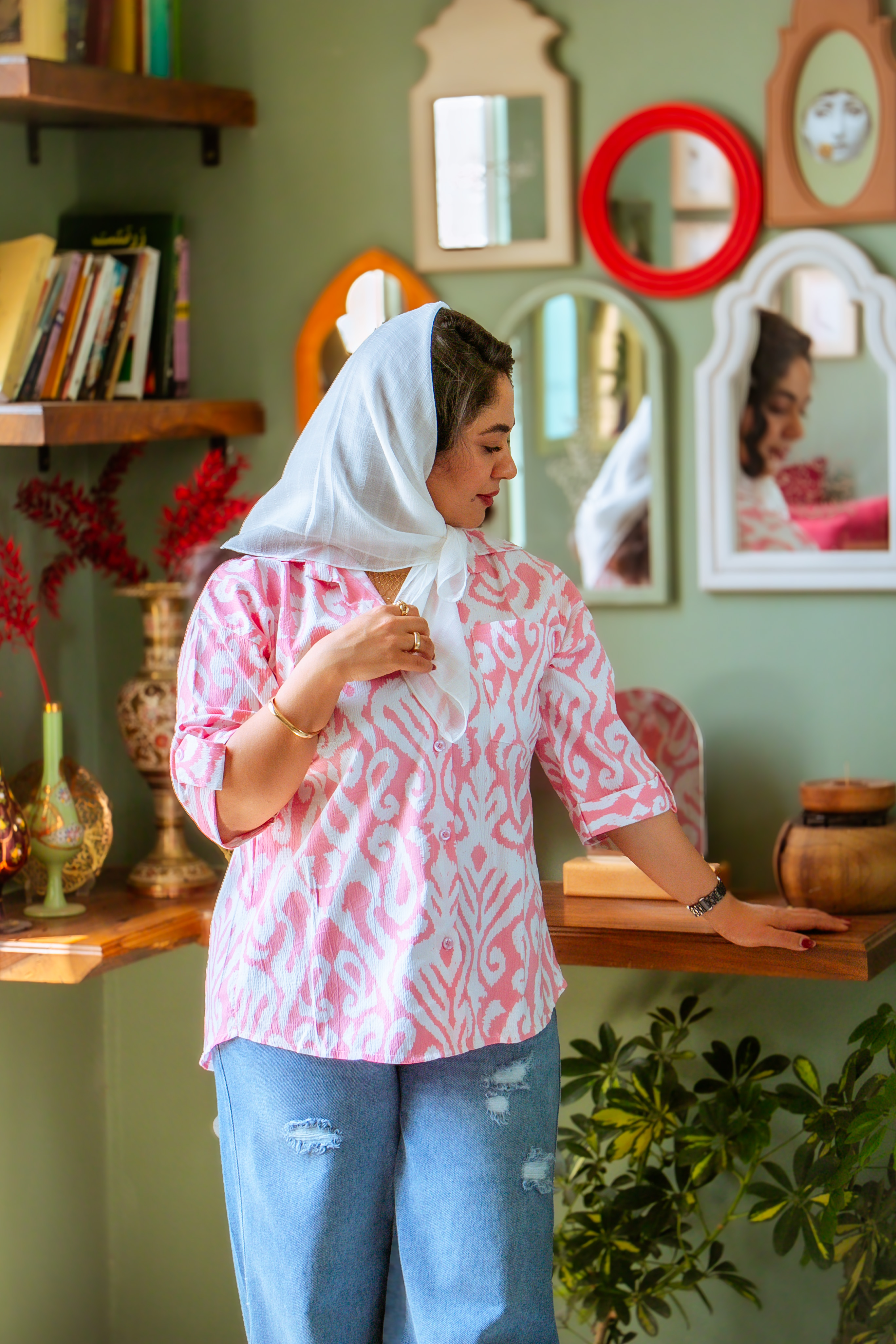 تونیک ینزی طرح گل پری