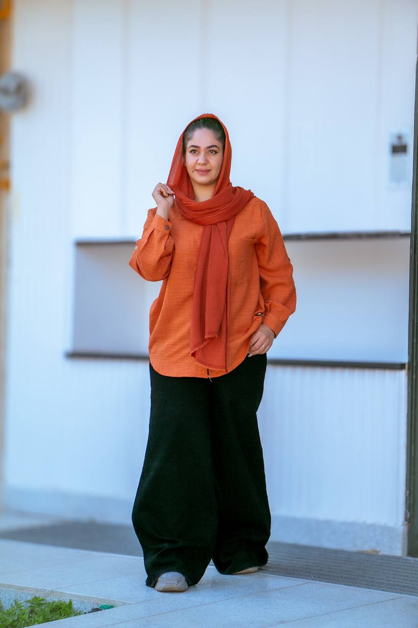 شلوار جین زنانه فول بگ مشکی