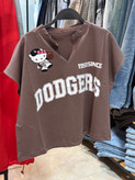 وست هلو کیتی Dodgers | تیشرت طرح دار گرافیکی زنانه و دخترانه