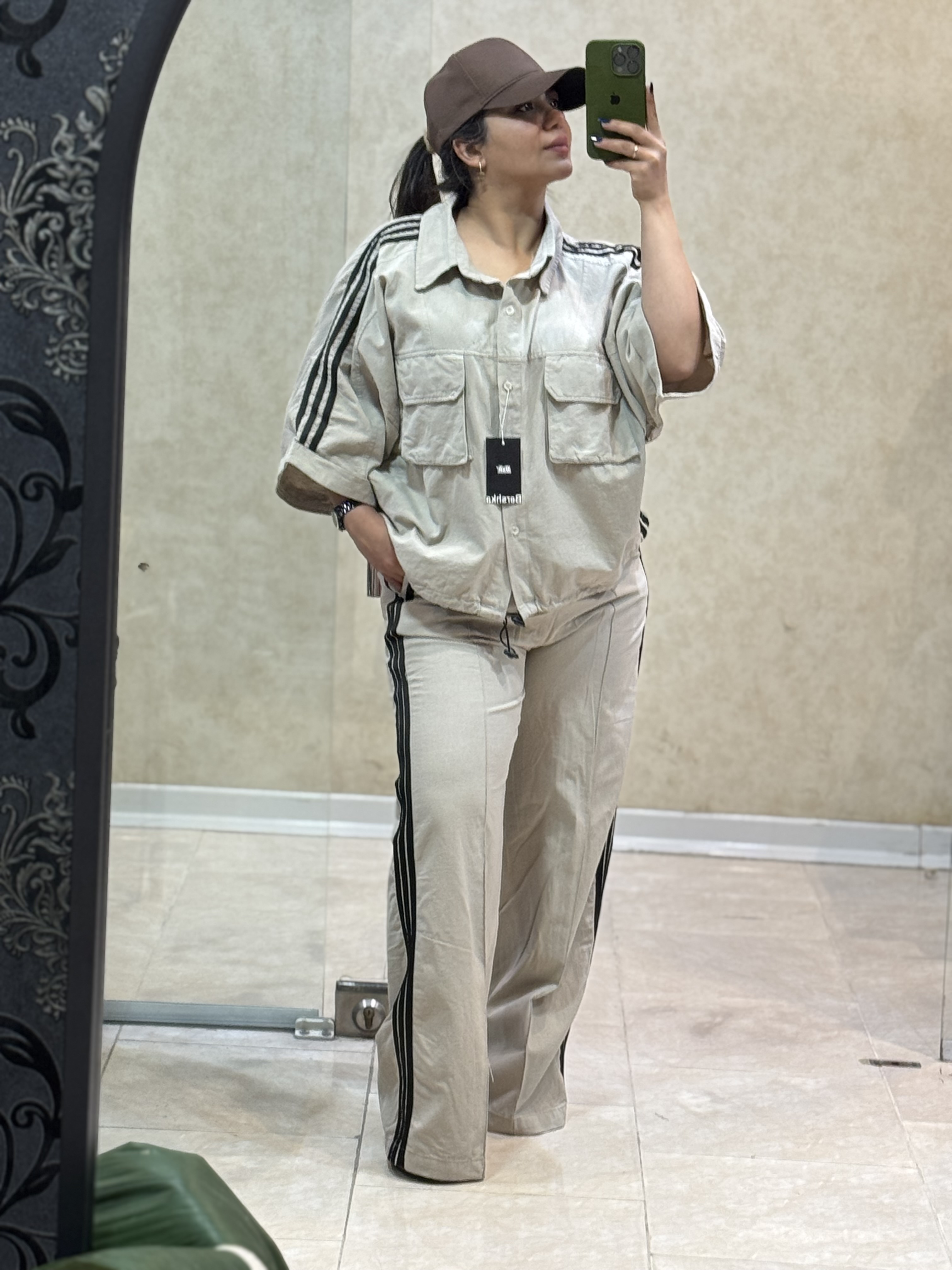 ست زنانه کتان زارا سه خط نرمیس شاپ